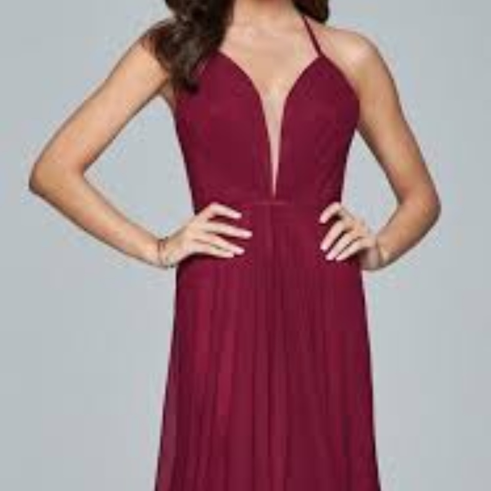 Faviana Dress, Ruby